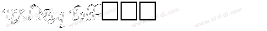 UKl Nasq Bold字体转换